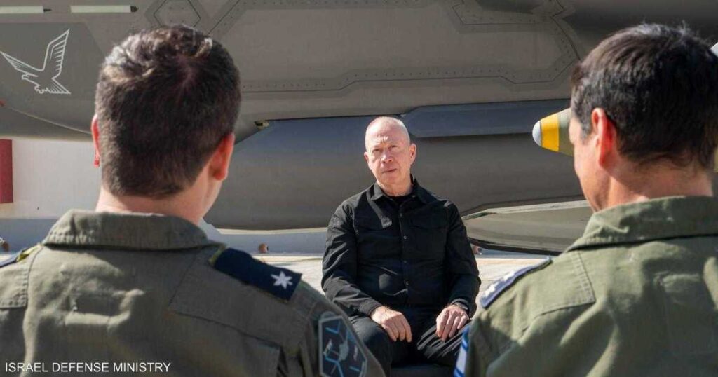 غالانت لطياري الجيش الإسرائيلي: ملاحقة حماس ستستمر لسنوات