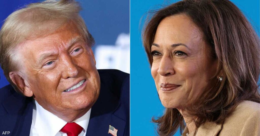 أحدث استطلاع رأي: ترامب يقلص الفارق مع هاريس