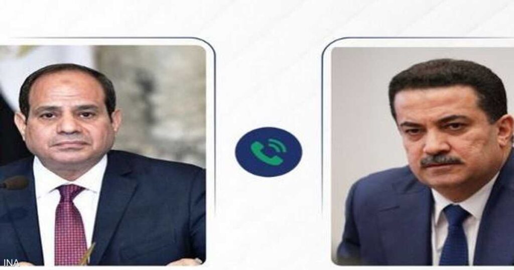 مصر والعراق تؤكدان على دعم وحدة سوريا وسلامة أراضيها