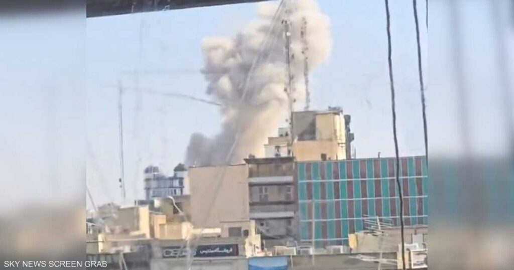 بالفيديو.. إسرائيل تشن موجة جديدة من الغارات على طهران