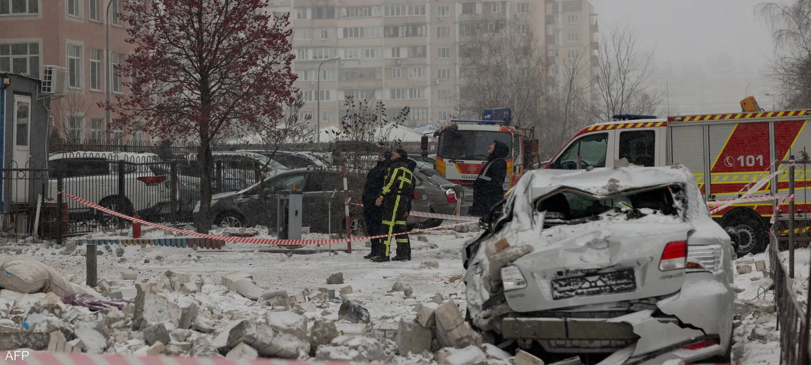 الشتاء القاتل.. هجوم روسي يقطع التدفئة عن آلاف المباني بكييف