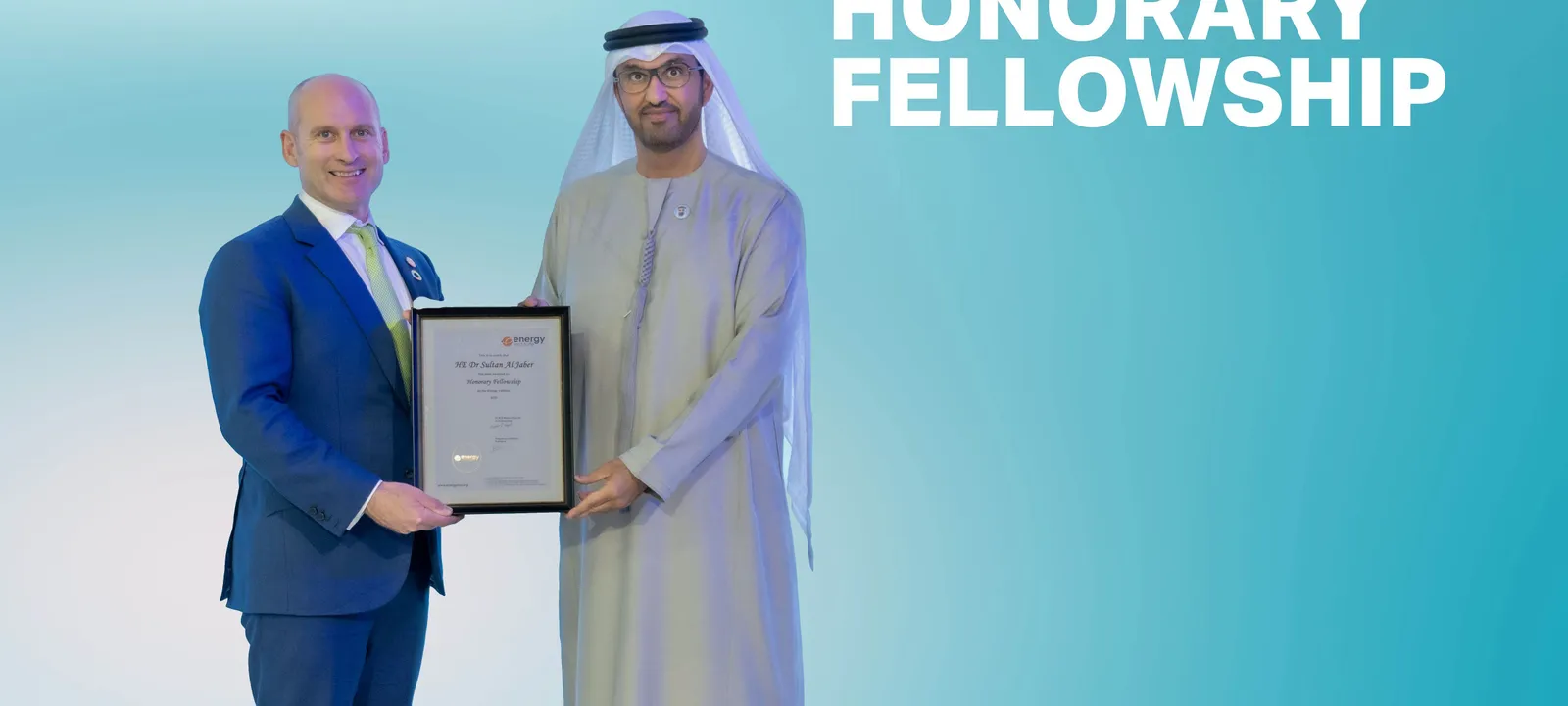 الجابر ينال زمالة "معهد الطاقة" لدوره في ربط الطاقة بالـ AI